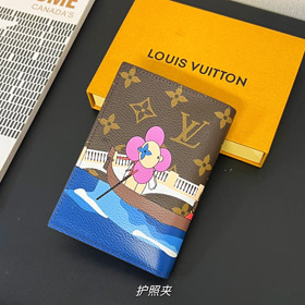 Louis Vuitton LV liter wzór paszportu posiadacz-3530  