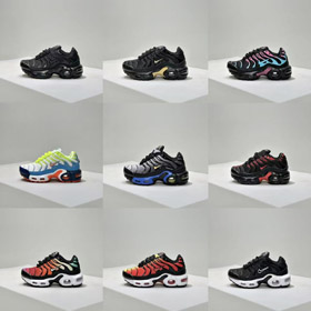 Nike NK Air Max Plus niski top, pełna długość buty amortyzujące z koronką dla dzieci-4095  