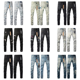 KSUBI nowe męskie spodnie zerwane haftowane plaster slim fit skinny jeans-4251  