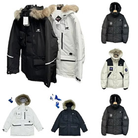 New Balance haftowane sportowe zamk zamkowy z kapturem średniej długości odzieży roboczej w dół kurtka-4264  