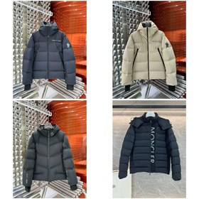 Moncler list nadruk krótki down kurtka-4277  