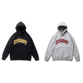 Stussy list druk z kapturem bluza-4437  