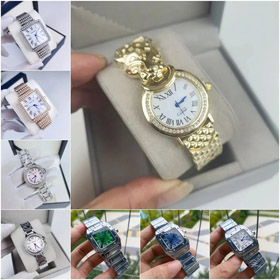 Cartier steel watch-4724  