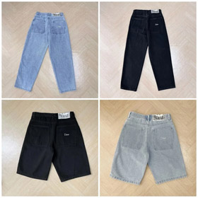 Dime umyte proste nogi luźne jeans-5081  